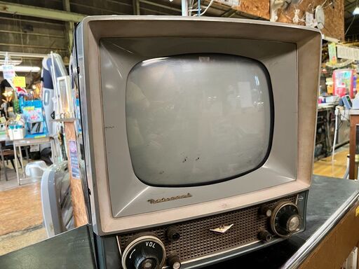 【愛品館 市原店】昭和レトロ　ナショナル真空管テレビ