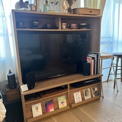 【電化製品】ハイセンス43V型液晶テレビ&テレビ台のセット 