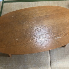 【無印良品】楕円形こたつテーブル
