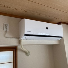 【交渉中】シャープ SHARP ルームエアコン一式 6畳用 AY-L22DH