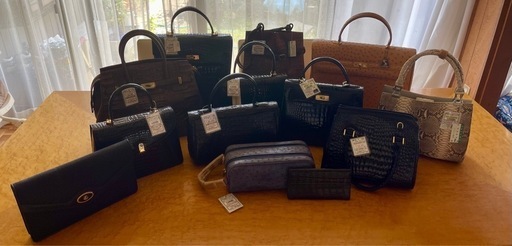 クロコダイルバック12点まとめ売り