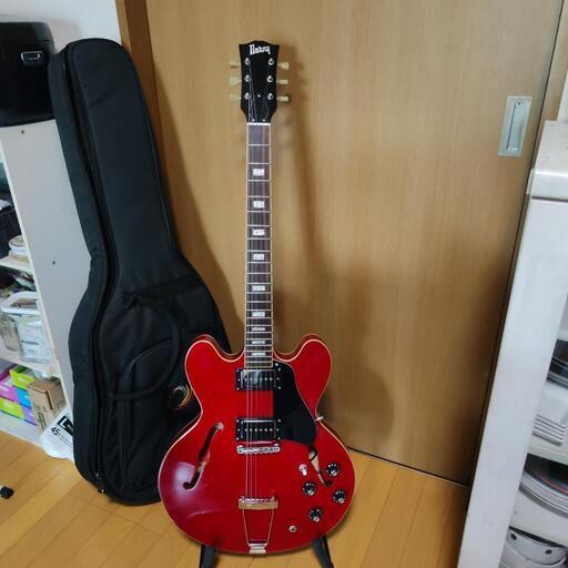 美品) BURNY RSA-70 セミアコ ブラック色 セミアコP90タイプ BURNY RSA-70