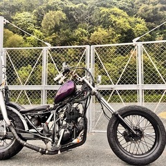 YAMAHA TW225チョッパーフルカスタムの画像