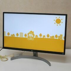 LG 4Kモニター 27UL500-W 27インチ IPSパネル HDR DisplayPort×1 HDMI×2 ヘッドホン出力 2019年製 札幌市 清田区 平岡の画像