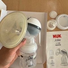 NUK 搾乳器　手動　搾乳機の画像