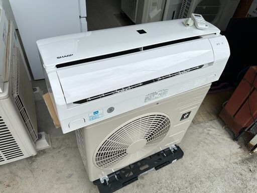 【動作保証あり】SHARP 2022年 2.2kw 6畳用 冷暖房ルームエアコン AY-P22N プラズマクラスター 【管理KR498】