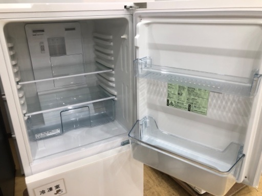 【半年間動作保証付き】TWINBIRD 2ドア冷蔵庫　110L 2020年製