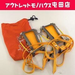 mountain dax アイゼン 6本爪 収納袋付き 軽アイゼ...
