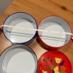 ミキハウス　缶　小物入れ　3段ケースの画像