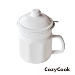 【未使用品】ホーロー オイルポット 1.1L 