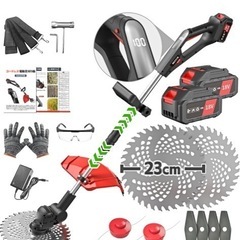 【開封未使用】充電式草刈り機【海洋造園会社の熊本氏の監修】18V...