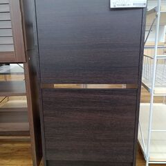 ★ジモティ割あり★ IKEA シューズラック ダークブラウン H...