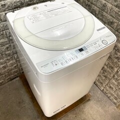 大阪送料無料★3か月保障付き★洗濯機★2019年★シャープ★7kg★ES-GE7D-W★S-199