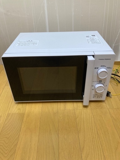 ご購入者様決定 美品 2021年製 ユアサプライムス 電子レンジ KS-MW21T17-5W W440×D359×H258mm 単相100V 東日本/50Hz専用 単機能 YUASA