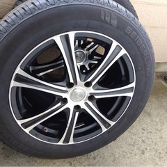 225/55R17 101V夏タイヤ4本セット(ホイール付)の画像