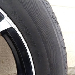 225/55R17 101V夏タイヤ4本セット(ホイール付)の画像