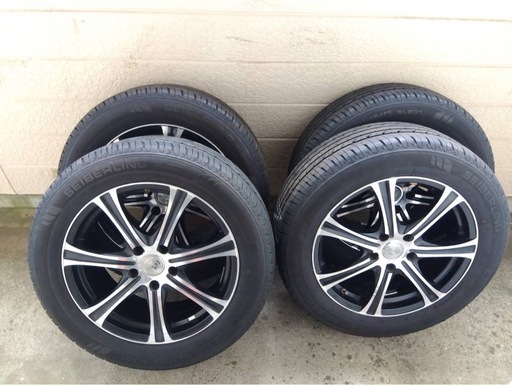 225/55R17 101V夏タイヤ4本セット(ホイール付)