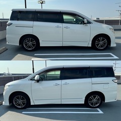 ✨TE52魅惑のアーバンクロム✨エルグランド/ハイウェイスター/アーバンクロム/両側Pスラ/フルセグTV/Bカメ/修復無しの画像