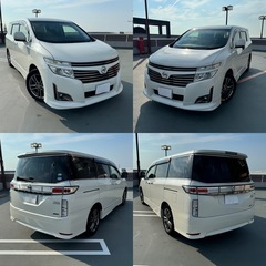 ✨TE52魅惑のアーバンクロム✨エルグランド/ハイウェイスター/アーバンクロム/両側Pスラ/フルセグTV/Bカメ/修復無しの画像