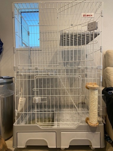 ペットケージ　3ヶ月間使用