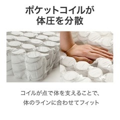 N-sleep ハードマットレス+ベッドフレームセットの画像