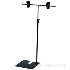 【取りに来て頂ける方】POPスタンドT型《黒》【まとめ買いお値引OK】