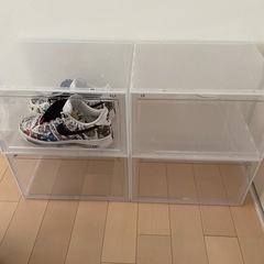 室内用クリアシューズBOX4個になりますの画像
