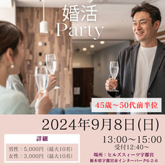 ◆◇婚活パーティー開催◇◆45歳～50代前半位☆インターパークの...