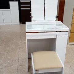 ★ジモティ割あり★ ニトリ ドレッサー 白 H141×D40×W...