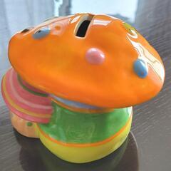 【中古品】きのこの貯金箱　おしゃれ　かわいい　インテリア　小物の画像
