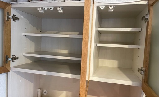 【日本製】レンジ台　食器棚　お譲りします