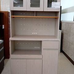 ★ジモティ割あり★ 輸入販売元(株)ベガ・コーポレーション レンジボード グレー H182.5×D41×W90 クリーニング済み TJ7722