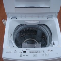 【店頭受け渡し】　東芝　全自動洗濯機　4.5kg　AW-45M7　2019年製　中古品　￥18,480の画像