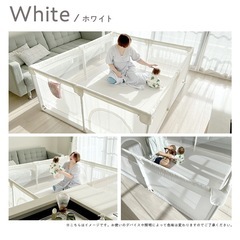 【新品未使用】値下げ中　ベビーサークル　200×180の画像