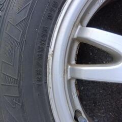 スタッドレスタイヤホイールの画像