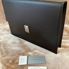 dunhillダンヒルメンズビジネスバッグブリーフケース書類鞄b...