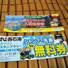ラクテンチの入場券＋洗車無料券