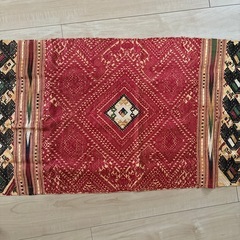 ベッドスカーフ、ショール(ラオスの刺繍) 【新品】の画像