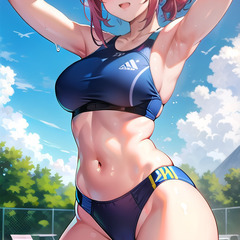 AI美少女アニメキャラクター デジタル画像集の画像