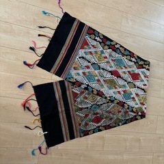 ベッドスカーフ、ショール(ラオスの刺繍) 【新品】の画像