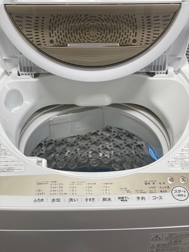 送料・設置込み可　洗濯機　6kg TOSHIBA 2022年