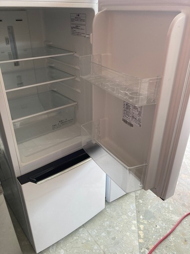 ハイセンス 2ドア冷蔵庫 （150L）　HR-D15C パールホワイト   リサイクルショップ宮崎屋 住吉店 24.8.3F