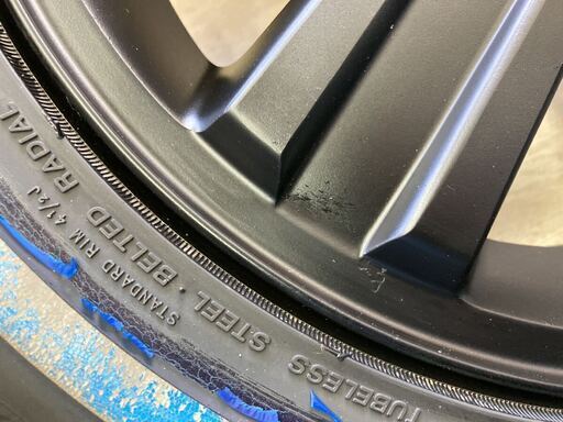 ホワイトリボン 155/65R14 未使用品付き!!スズキ純正 マット