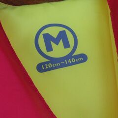 ポケモン ライフジャケット フローティングベスト Mサイズ 120-140cm 赤×黄  海 湖 釣り フィッシング 海水浴 札幌 手稲の画像