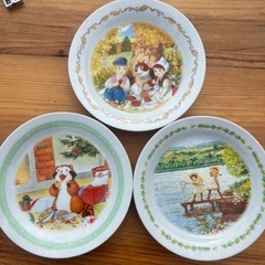 非売品 皿 食器　3枚セット 世界名作劇場 未使用品