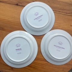 非売品 皿 食器　3枚セット 世界名作劇場 未使用品の画像