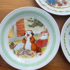 非売品 皿 食器　3枚セット 世界名作劇場 未使用品の画像