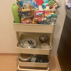 【廃盤色】IKEAワゴン RÅSKOG アイボリー