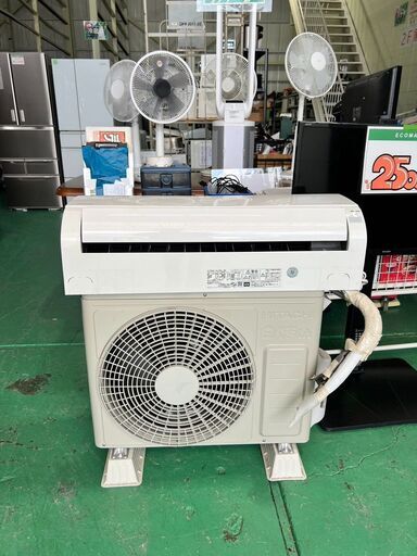 大阪❗️♻️エコマックス♻️配送も可⭕️「S490」⭐️日立2021年製⭐️ ルームエアコン白くまくんRAS=AJ36L