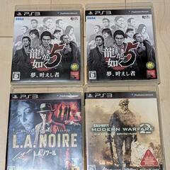 ps3 プレステ3 ソフト まとめ売り 龍が如く5  LAノワー...